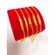 fashion  jewelry 24k gold  plated  pang bata bracelet  bangkok  for  kids  bracelet