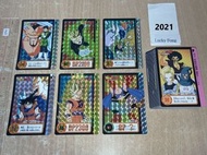 last 全新(盒出) 2021年版 Bandai DragonBall Carddass Premium Vol 5 龍珠 本彈 復刻 Part 19 全套6閃 & 36白卡 咭(不散賣)