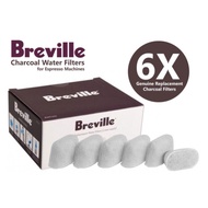 Ready Stock Genuine Breville BWF100 Replacement Charcoal Filters White 6 Pcs