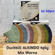 [SA] Masker Duckbill Alkindo Mix Warna/ Masker Duckbill Alkindo