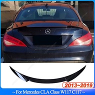 For Mercedes Benz CLA Class W117 C117 CLA200 220 250 260 45 AMG 2013-2019 Sedan Rear Spoiler Wing Bo