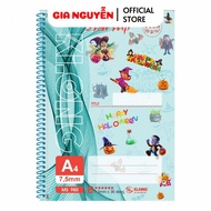 Sổ lò xo khổ A4 có kẻ lề Start Up Klong 980 - 300 Trang - Dòng kẻ ngang Gia Nguyễn --