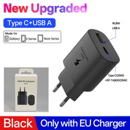 {Feida Digital Store} Samsung 25w Super Fast Charger PD Type C EU US Adapter Galaxy A56 A55 A05s A54