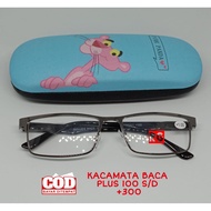 Kacamata baca plus pria super fokus frame terbaru Titanium kacamata baca plus rabun dekat auto fokus
