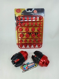Jalu as roda depan+tutup baut monel variasi UNTUK SEMUA JENIS MOTOR BEAT VARIO VIXION MIO SATRIA ALL