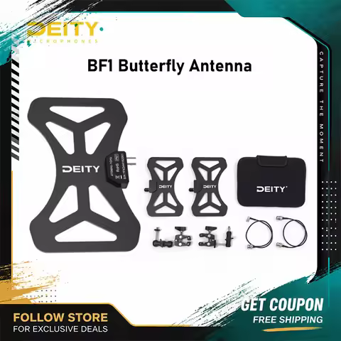 Deity BF1 Butterfly Antenna for Wireless Microphone Live Streaming YouTube Skype Black
