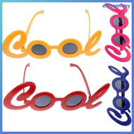 4Pcs Party Eyeglasses Props Plastic Decorative Glasses Assorted Color Cool Funky Frames  ellisonn