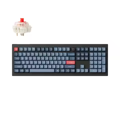 Keychron V6 Max QMK/VIA Wireless Custom Mechanical Keyboard Gateron Jupiter Switch Double-shot PBT K
