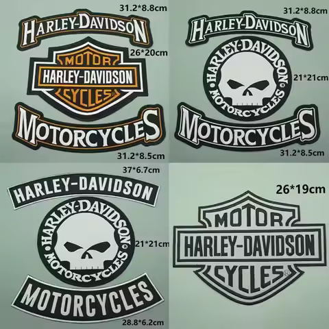 For Harley Davidson Riding Protective Gear Patch Leather Jacket Denim Hot Melt Adhesive Patch Armor 