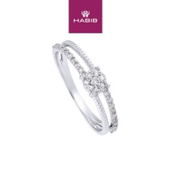 HABIB ADORE | Diamond Ring in 585/14K White Gold 266060323
