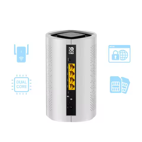 Z8105AX-C AX3000 WiFi6 Gigabit M2 Slot Openwrt Router 5G Commercial with Router 5g Card