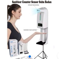 Thermometer Stand Hansanitizer Dispenser 2 in 1 Original K10 Pro Thermometer Infrared
