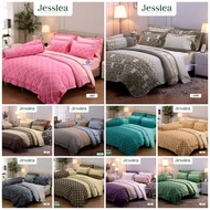 Bed Sheet Set 3.5/5/6 Feet + Duvet Cover Printed With Graphic Print/Jessica J281-291
