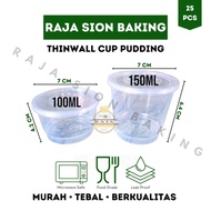 Thinwall Pudding DM LIBRA Merpati Pudding Glass/ DM LIBRA Pudding Cup/ 100ml 150ml