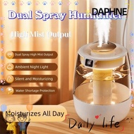 DAPHNE Dual Mist Humidifier, Digital Display 2.2L Capacity Digital Display Humidifier,  Dual Mist Wi
