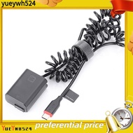 [yueywh524]NP-FW50 Dummy Battery DC Power AC Adapter AC-PW20 for Alpha A6400 ILCE-6400 6500 6300 Cam