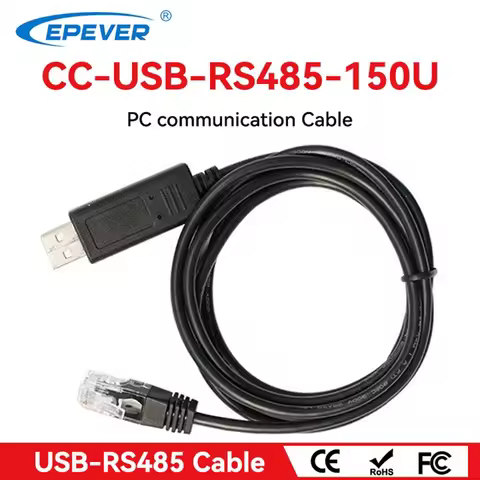 EPEVER USB Communication Cable CC-USB-RS485-150U USB to PC RS485 For EPever Tracer AN BN CN TRIRON S