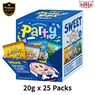 [K-FOOD] HBAF Sweet Almond Party Box 4 Flavors x 5 Packs (20 Mini Packs) 400g