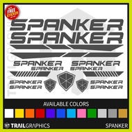 ✙ ⇨ ∫ ◊☜ SPANKER Sticker Decal for Mountain Bike/Road Bike