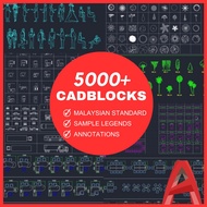 [Autocad] 5000+ CAD block Malaysian Standard/ Autocad Block/ Cad block