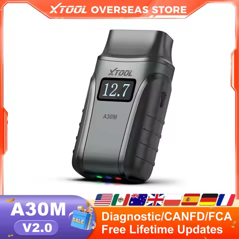 XTOOL Anyscan A30M OBD2 Scanner Active Test Car Diagnostic Tool ABS Bleed Code Reader Auto VIN Lifet