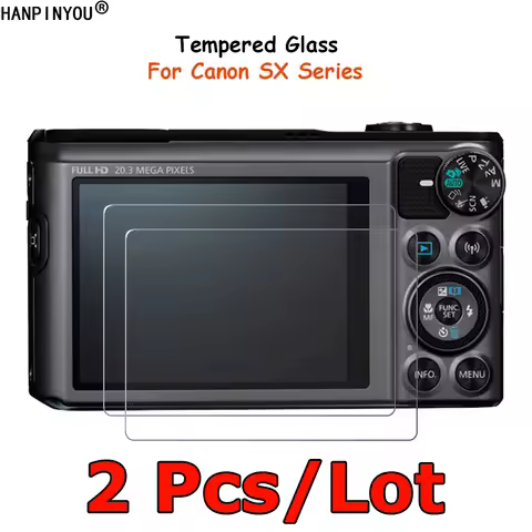 2 Pcs/Lot For Canon PowerShot SX610 SX620 SX430 SX730 SX740 SX60 SX70 SX720 HS IS Tempered Glass Scr