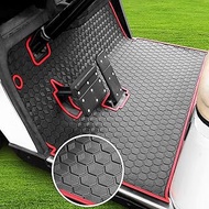 EZGO TXT Golf Cart Floor Mat, Upgraded Non-Slip Improved Full Coverage Liner Mats Unique with 8mm Th