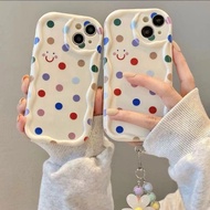 For case Vivo Y02 Y85a Y85 Z3 Z1i Z1 V9 Youth Silicone colored polka dot phone case