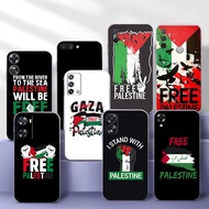 Transparent Phone Case Free Palestine Movement OPPO A12E A15 A16S A1K A37 A3S A5 2020 A9 2020 A52 A7