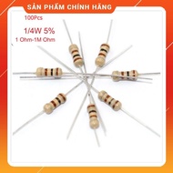 [ 100 pieces ] 1/4 5% resistor values