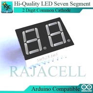 MERAH 2 Digit LED Seven Segment 7 segments 0.56" inch Red Common Cathode Red