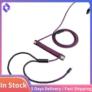 Dual 8K Keyboard Cable Single-Crystal Copper RGB 8K Magnetic Switch Mouse Cable Purpler