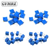 1000PCS 50K 3296W Trimmer resistor Assortment Kit 500K 3362P Variable Resistors for Electronic