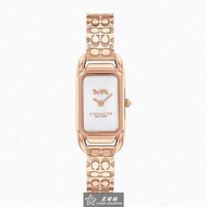COACH手錶，編號CH00200，18mm， 28mm玫瑰金錶殼，玫瑰金色錶帶款_廠商直送
