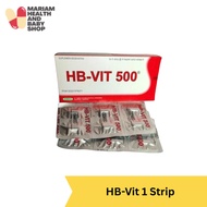HB-Vit 500 1 Strip Health Supplement to Increase Hb – Vitamin B Complex – Helps Reduce Fatigue