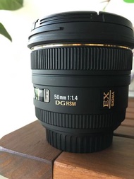 Sigma 50mm f1.4 EX DG HSM Canon Mount 定焦