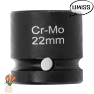 UMISTYDREAM9IQ0 Central Valve Socket, 16 Point Chrome Molybdenum Impact Socket, Durable 1/2 Inch Dri