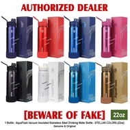 AQUAFLASK 22oz STELLAR COLORS COLOR SERIES ALL COLORS Aqua Flask Wide Mouth with Flip Cap Spout Lid 