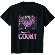 Sesame Street The Count Ah kids clothes Ah Ah T-Shirt children's clothes Fashion Baby Fashion Boy Fa