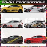 Car Stickers For BMW X2 X3 X4 X6 Mercedes CLA GLE Audi Q5L Q3 Q2 Q7 RSQ8 Side Skirt Vinyl Decal Trim
