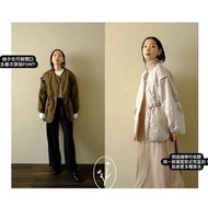 ✦有影片🔊𝘕𝘌𝘞可議✦2ways ! 袖可拆收腰縫衍外套 銀白色 🇯🇵莯 mu_official日本選品 #ear studio