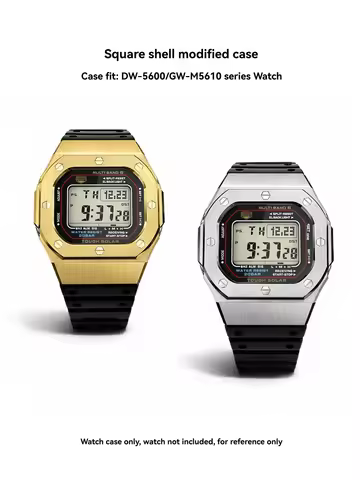 For Casio Small Square Watch DW-5600 GW-B5600 GW-M5610 GW-5000 DW5000 Modified Stainless Steel Squar