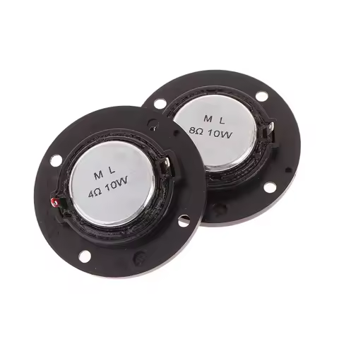 1Pc 52MM Round Audio Speaker 4 Ohm/8 Ohm 10W Tweeter Speakers Silk Membrane HIFI Music DIY Bluetooth