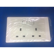 Chint 13A 2Gang Switch Socket