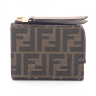 【二手】Fendi FENDI Zucca 8M0519A98PF0A6E 帆布雙折錢包 女士 全新