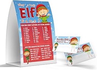 What's Your Elf Name Game, Christmas Party Games for School Classroom Children Activities, 1 Sign an