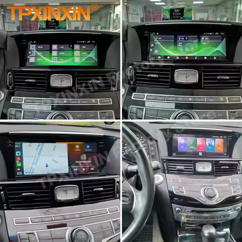 8+256GB Carplay Radio Coche With BT 5.0 Android 14 For Infiniti Q70 Q70L 2013-2019 GPS Navigation Pl