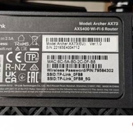 TP-link ax5400 雙頻wi fi 6 Archer ax73