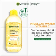 Garnier Micellar Cleansing Water Brightening Vitamin C Single (400ml) - For Dull and Sensitive Skin