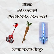 {CHEAPEST} Fisch account (lvl 1000+  50+ rods) | PC games